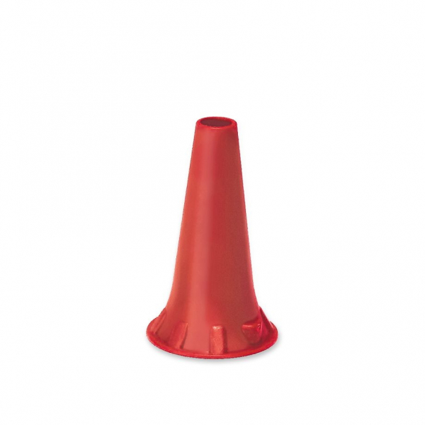 Einmal-Ohrtrichter 4,0 mm Erwachsene (50 Stck) Rot