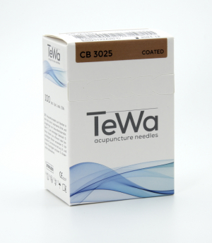 Akupunkturnadeln TeWa CB-Typ, mit CU-Griff ohne Führrohr (100 Stück) 0,30 x 25 mm