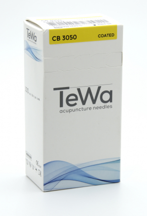 Akupunkturnadeln TeWa CB-Typ, mit CU-Griff ohne Führrohr (100 Stück) 0,30 x 50 mm