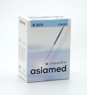 Asia-med Akupunkturnadeln S-Needle B-Type, KS-Griff ohne Führrohr (100 Stück) 0,20 x 15 mm