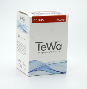 Akupunkturnadeln TeWa CJ-Typ CU-Griff mit Führohr (100 Stück) 0,16 x 15 mm