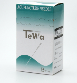 Akupunkturnadeln TeWa PB-Typ KS-Griff ohne Führrohr (100 Stück) 0,35 x 50 mm