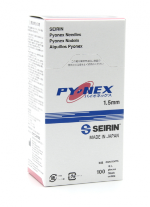 Seirin NEW PYONEX Akupunkturnadeln (100 Stück) 0,20 mm drm. 1,50 mm rosa