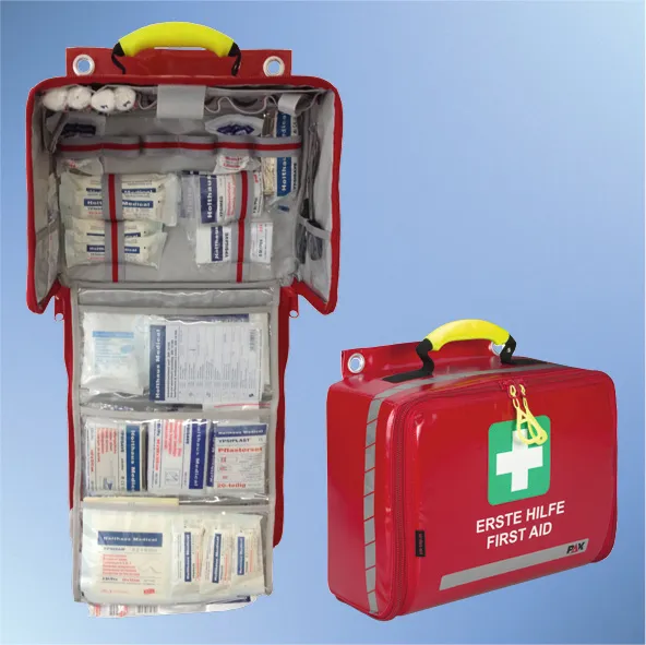 Erste-Hilfe-PARAMEDIC Wandtasche, rot, 17 x 35 x27 cm, leer