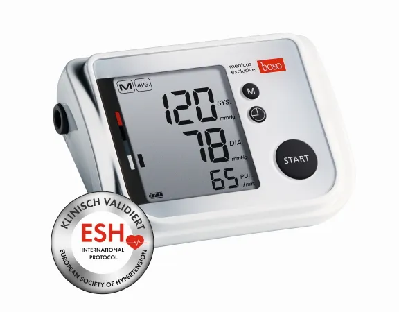 Blutdruckmesser, boso medicus exclusive mit Standard-Klettenmanschette