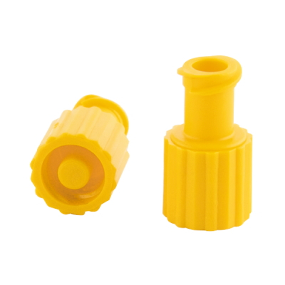 Kombistopfen Luer-Lock, steril, (100 Stck) Gelb