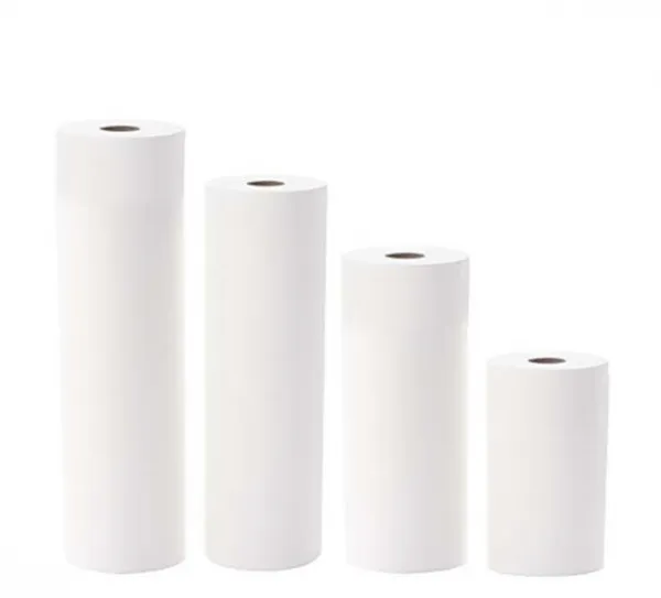 Ärztekrepp 2-lagig, weißes Tissue (9 Rollen) 50 mtr. x 55 cm breit