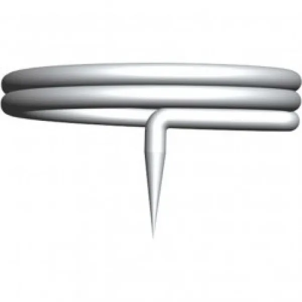 asiamed S Needle Press Tack Ohr-Akupunktur-Dauernadeln (100 Stück) 0,24 x 1,7 mm medium