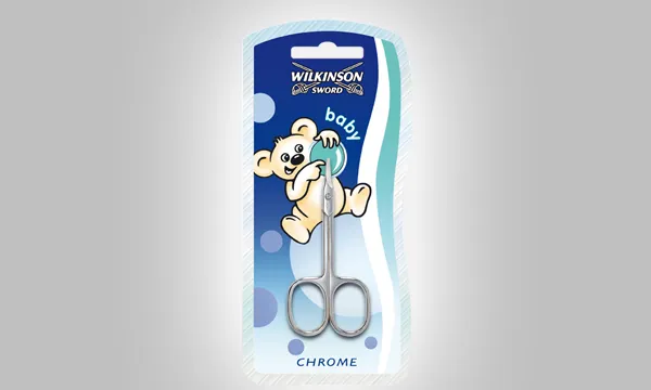 Babyschere Wilkinson Matt-Chrom Typ 410D