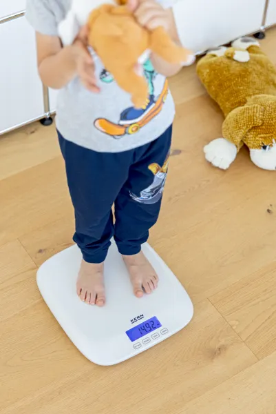 Babywaage MBF100K-2 Multifunktionale Baby- und Kleinkindwaage mit Eltern-Kind-Funktion