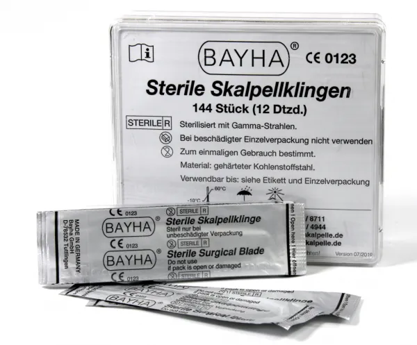 Bayha Einmal-Skalpellklingen, steril (12 Stück) Fig. 28