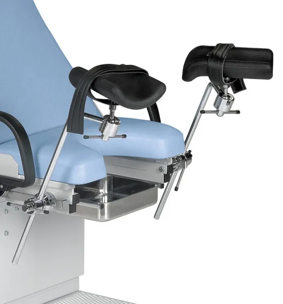 Beinhalter nach Goepel für AGA OP-Tische, PU-geschäumte Auflagen, ohne Befestigungsklobenf