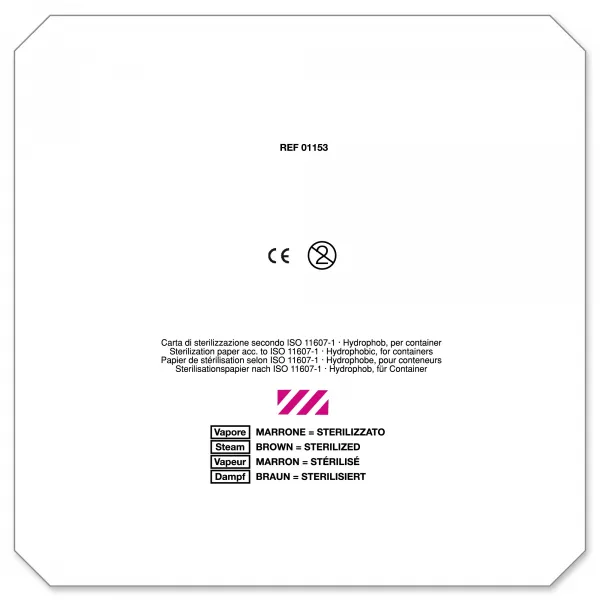 Containerfilter aus Papier, fr Aesculap-Container 230 x 230 mm (500 Stck) nach ISO 11607-1