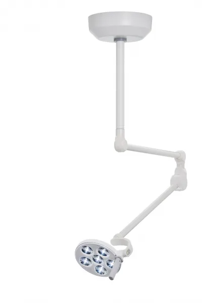 Derungs LED-Untersuchungsleuchte TRIANGO 60-3 Fix-Fokus, 60000 Lux, 3 Farbtemperaturen wählbar Wandmodell