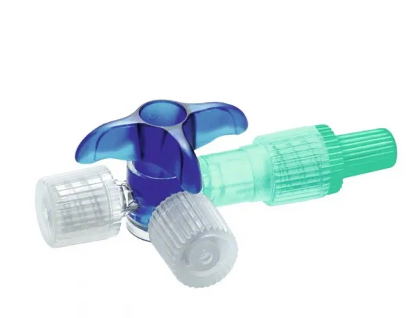 Discofix C Dreiwegehahn blau (100 Stück)