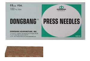 Dongbang Press Needles  0,2 x 2 x 1,0 mm, Ohr-Dauernadeln (100 Stück)