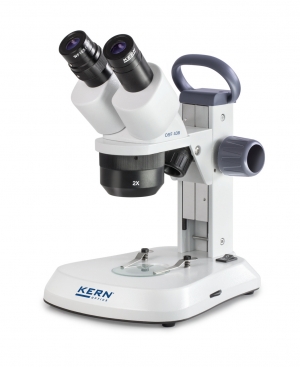 Durch-und Auflicht Binokular Stereomikroskop Kern OSF439 EDUCATIONAL LINE, LED Beleuchtung, Wechselobjektiv