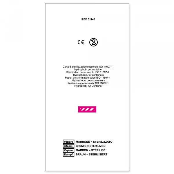 Einmal-Papierfilter, 235 x118 mm (200 Stck) fr Steril-Minicontainer nach ISO 11607-1 (Wie Aesculap JF166)