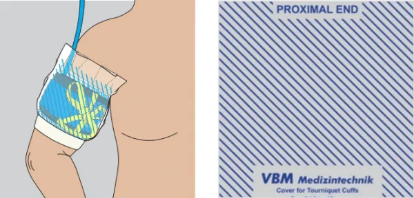 Einmal Schutzhülle für Blutdruckmaschetten,unsteril verpackt (50 Stück) klein