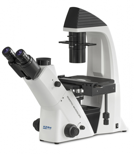 Inverses Phasenkontrast Durchlicht Labormikroskop Kern OCM 161 LAB LINE mit 4 Objektiven