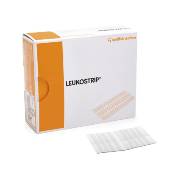 Leukostrip S elastische Wundnahtstreifen, hautfarben 38 x 4 mm + 76 x 6,4 mm (je 20 Streifen)