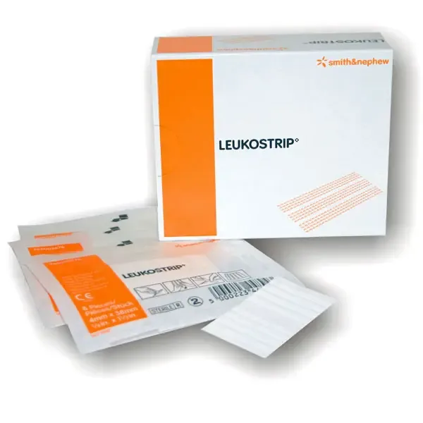 Leukostrip Wundnahtstreifen 76 x 6,4 mm (10 Beutel a 3 Streifen)