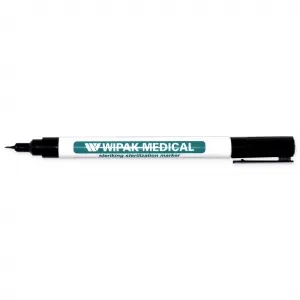 Markierungsstift Steriking fr Sterilisationsverpackungen, sterilisierfest. (1 Stck) Schwarz