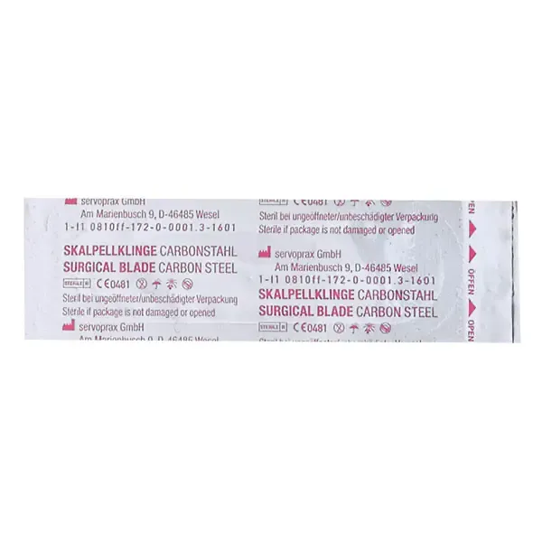 Mediware Einmal-Skalpellklingen, steril einzeln verpackt (100 Stück) Fig. 10
