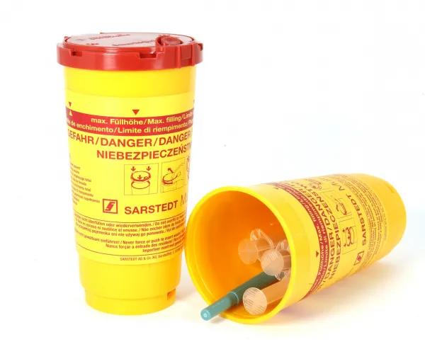 Multi-Safe twin plus 500 Kanülen-Entsorgungsboxen 0,5 Ltr.