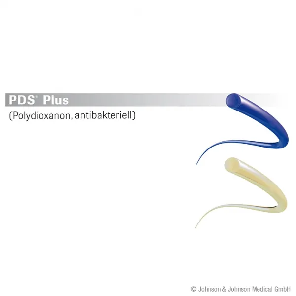Nahtmaterial PDS Plus, 2/0=3, Nadel PS1 MULTIPASS, 45 cm Faden, (36 Stück), PDP684H