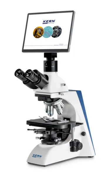 Phasenkontrast Mikroskop Trinokular Kern OBN 159 PROFESSIONAL LINE mit Android Tablet Kamera