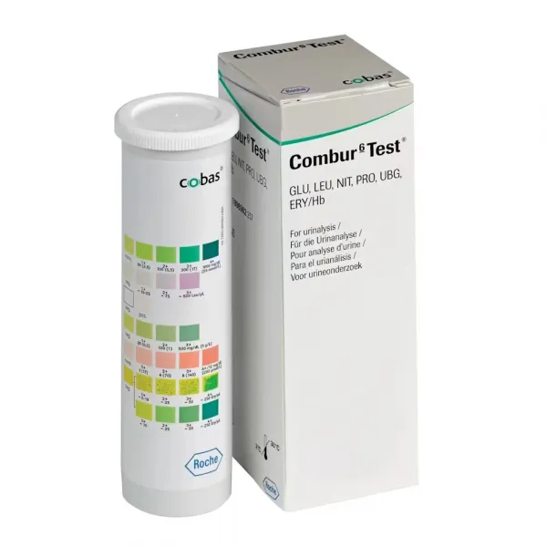 Roche Combur 6 Test Urinteststreifen, 50 Stück