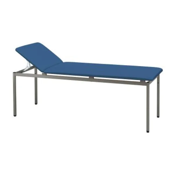 SCHMITZ varimed Untersuchungsliege 650 x 1950 x 50 mm, Polster Ocean 52 Classic Gestell RAL 9007 Graualuminium