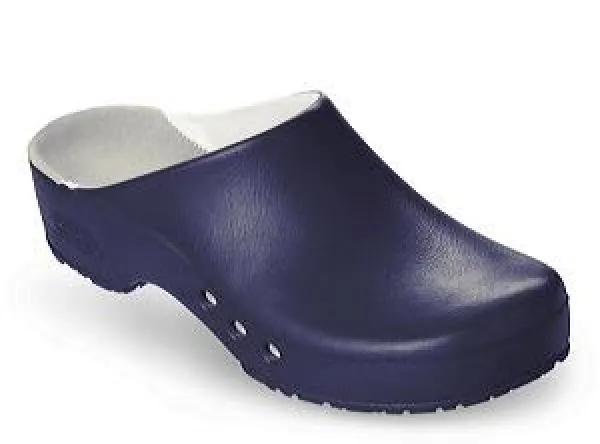 Schürr OP-Schuhe, CHIROCLOGS Professional, blau, mit Fersenriemen, für Damen und Herren Gr. 35