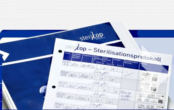 Stericop Sterilisationstagebuch mit 50 Blättern zur Sterilgut Dokumentation