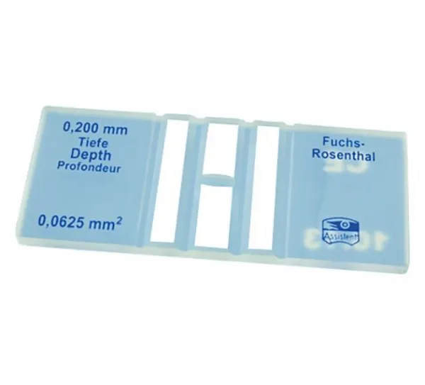 Zählkammer nach Fuchs-Rosenthal, mit doppelter Netzteilung