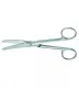 Chirurgische Schere Standard gebogen, stumpf / stumpf. 10,5 cm