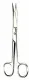 Chirurgische Schere Standard gebogen, spitz / spitz, 20,0 cm