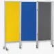 Paravent für jede Arztpraxis und medizinischen Einrichtung. 3 - Flügelig fahrbar mit Rollen