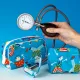 Kinder Blutdruckmesser 2-Schlauch, kpl. mit Kindermotiv Klettmansche für Kinder u. Säuglinge