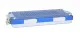 Kleinset-Mini-Sterilisiercontainer Alu 300 x 135 x 40 mm nur Deckel gelocht Blau