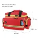 Notfalltasche MUC-M 43 x 25 x 29,5 cm, Rot