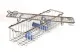 Edelstahl Endoskopie-Sterilisier-Siebkorb, 290 x 80 x 55 mm für für 2 Optiken