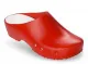 Schürr OP-Schuhe, CHIROCLOGS Classic, rot, Wechseleinlage, für Damen und Herren Gr. 44