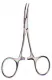 Hartmann Baby Arterienklemme, gebogen, 1 x 2 Zähne, 9,0 cm