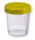 Urinbecher 100 ml gelber Schraubdeckel, einzeln steril verpackt (250 Stück)