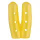 Instrumentenschutzkappe Twin, 4,6 x 26,9 mm gelb transluzent, gelocht (50 Stück)
