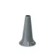 Einmal-Ohrtrichter 4,0 mm Erwachsene (50 Stück) Grau