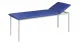 AGA Untersuchungsliege, 65 cm breit, 150 Kg belastbar, RAL 9006 weiß-aluminium-Baltic