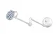 Derungs LED-Untersuchungsleuchte TRIANGO 60-3 Fix-Fokus, 60000 Lux, 3 Farbtemperaturen wählbar fahrbares Stativmodell